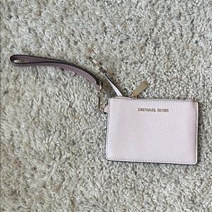 Michael Kors Blush Leather Wristlet